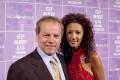 Gelila Assefa and husband Wolfgang Puck